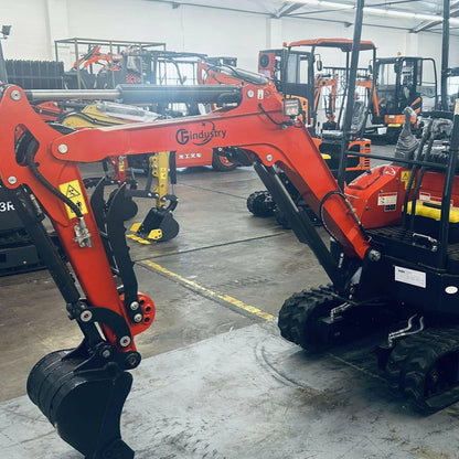 AGT-KU18E 1.8-Ton 13.5 HP Mini Excavator with Kubota Engine