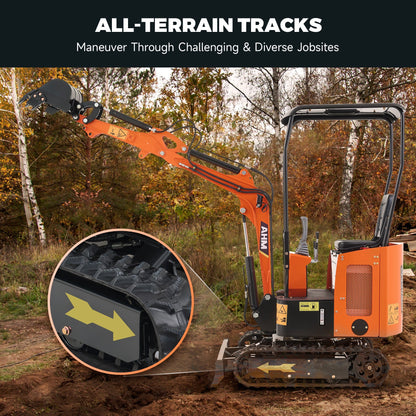 AX-15 | 13.8 HP Kubota Engine Mini Excavator