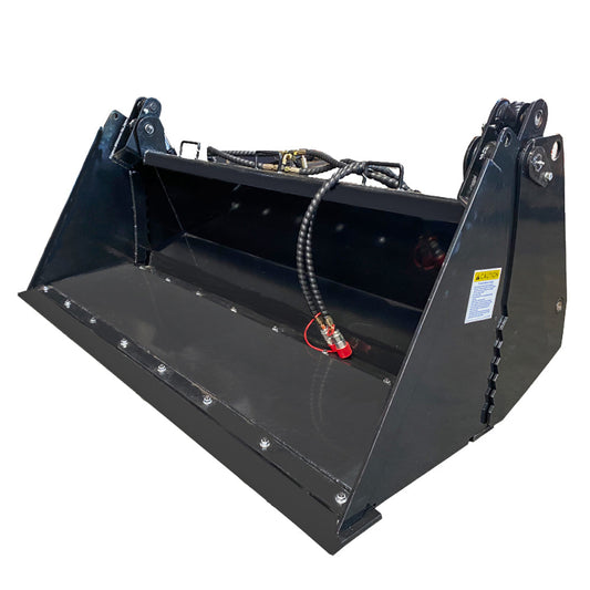 75'' Skid Steer 4-in-1 Bucket Snow Plow | AGT-4IN1BCT