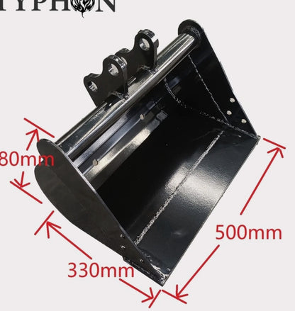 11-in-1 Mini Excavator Attachment Combo Kit All Essential Tools for Worksites