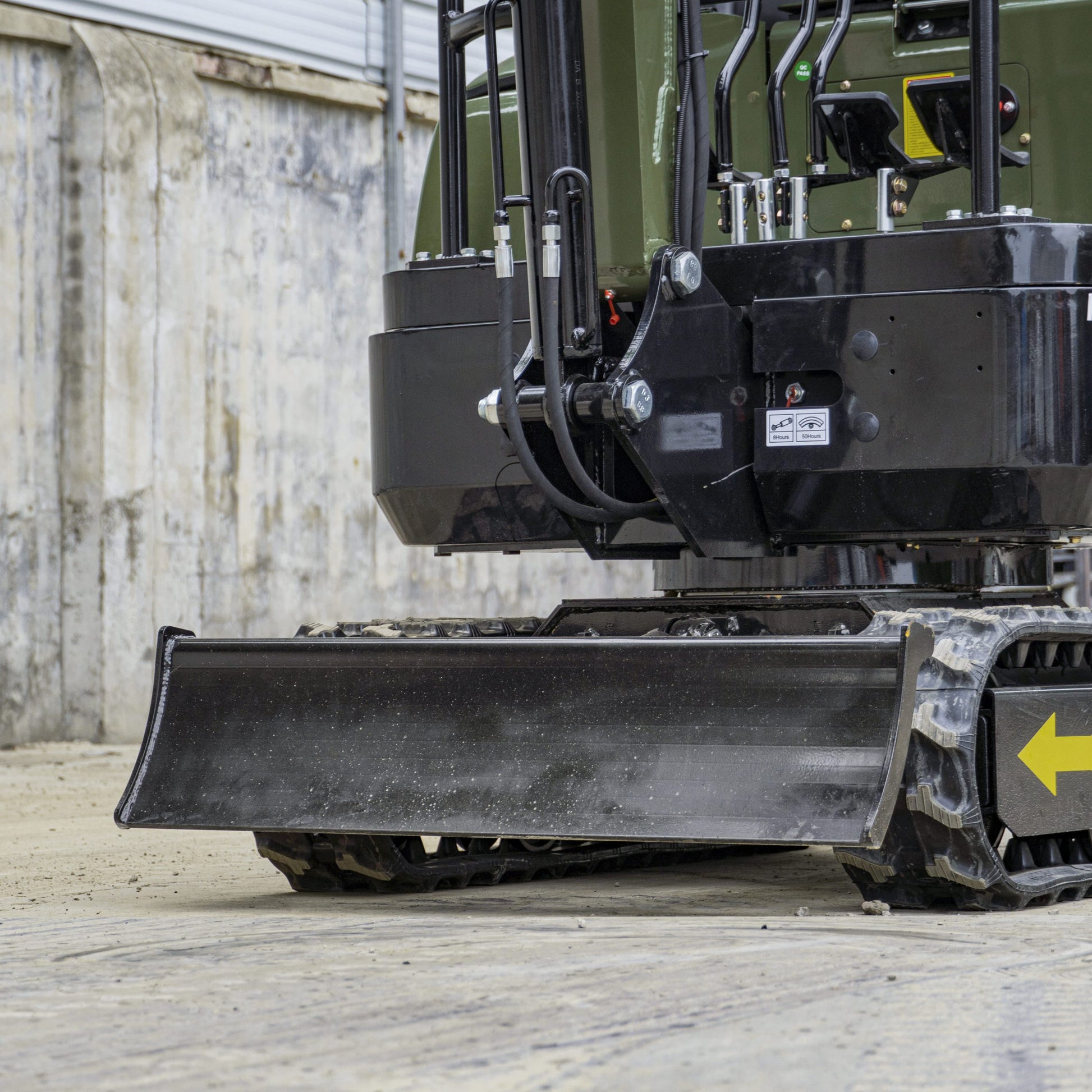 TYPHON TERROR XIII PRO STORM Mini Excavator – 1.3 Ton Trench Digger with Canopy, Hydraulic Thumb Clip, 22.1hp Honda Engine USA