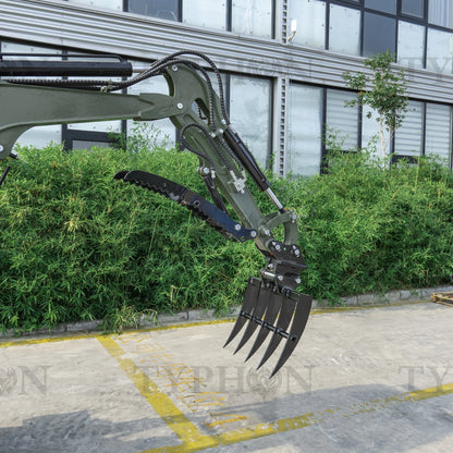 Mini Excavator Rake Compact Attachment General for 2-3 ton Small Digger