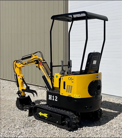 AGT-H12 1-Ton 13.5 HP Mini Excavator with B&S Engine