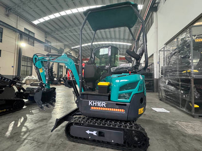 AGT-KH16R 1-Ton Gasoline Mini Excavator With RATO Engine, Hydraulic Thumb
