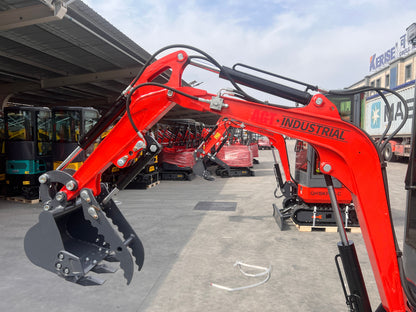 AGT-KH18K-C 1-Ton Mini Excavator with Side Swing and Pilot System