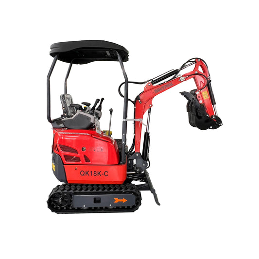 AGT-KH18K-C 1-Ton Mini Excavator with Side Swing and Pilot System