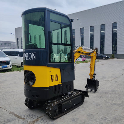 TYPHON Terror X Mini Excavator – 2,500lb Trench Digger w Cabin USA