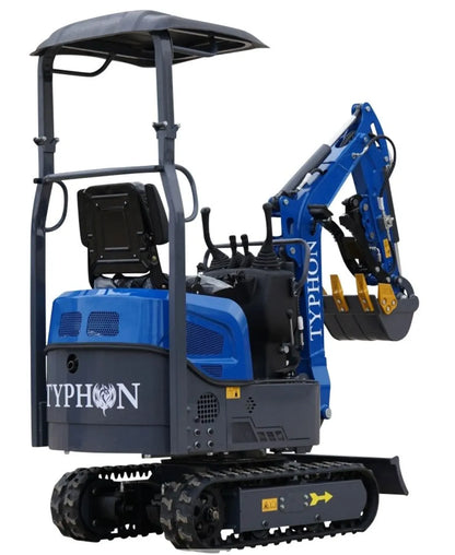 TERROR XI Mini Excavator Digger 13.5hp Gas B&S EPA Engine with 13 Attachments