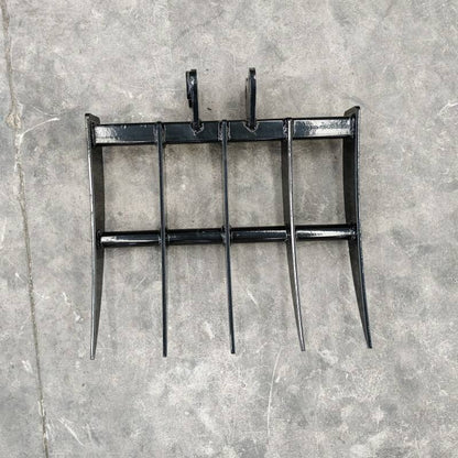 Rake Mini Excavator Attachment for Grading, Leveling, Loosening , Removing Soil USA